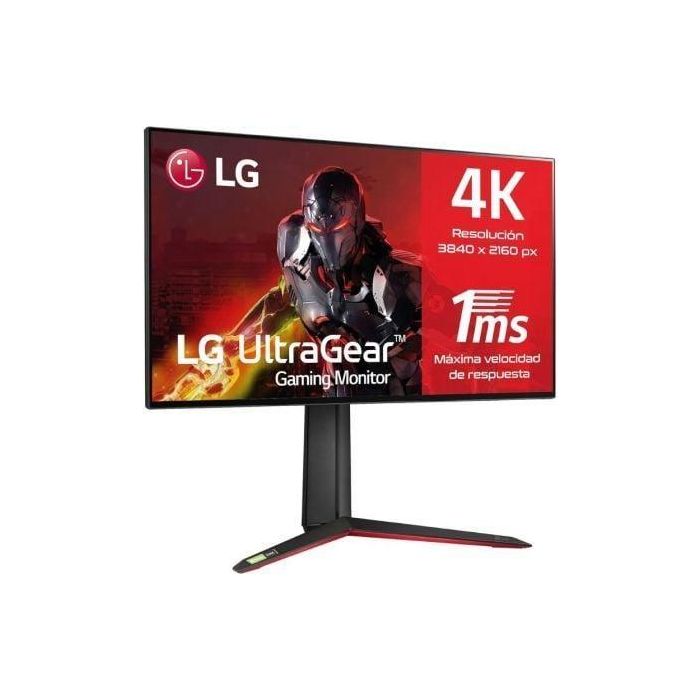 Monitor Gaming LG UltraGear 27GP95RP-B 27"/ 4K/ 1ms/ 160Hz/ IPS/ Regulable en altura/ Negro Monitor Gaming LG UltraGear 27GP95RP-B 27"/ 4K/ 1ms/ 160Hz/ IPS/ Regulable en altura/ Negro