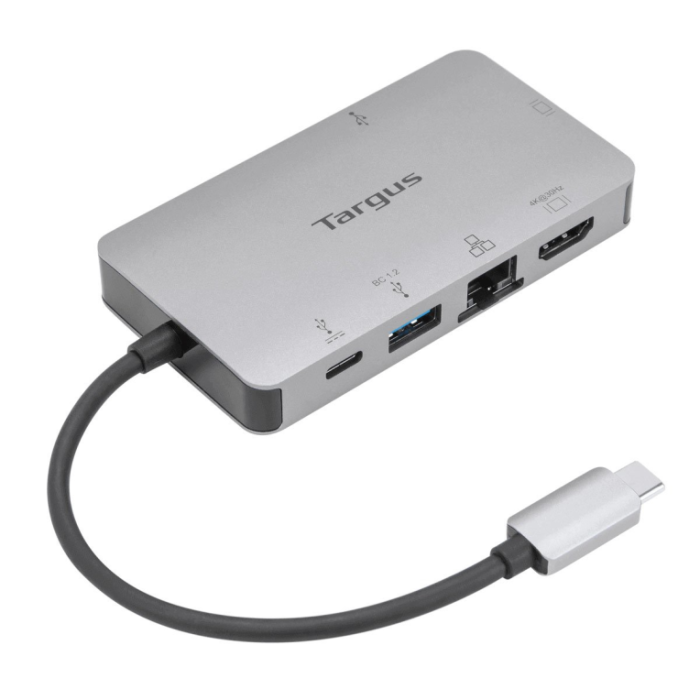 Targus DOCK419 - Docking Station Alámbrica USB 3.2 Gen 1 (3.1 Gen 1) Type-C, Suministro de Potencia USB hasta 100W, Gris
