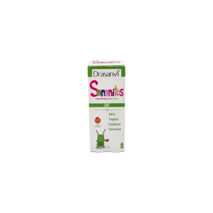 DRASANVI Sananitos Anís, Calabaza, Genciana y Papaya Líquido 150 ml. Suplemento Vitamínico con Minerales y β-Caroteno