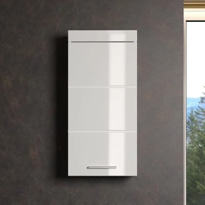 Trendteam Mueble contenedor alto 1 puerta Blanco AMANDA 1