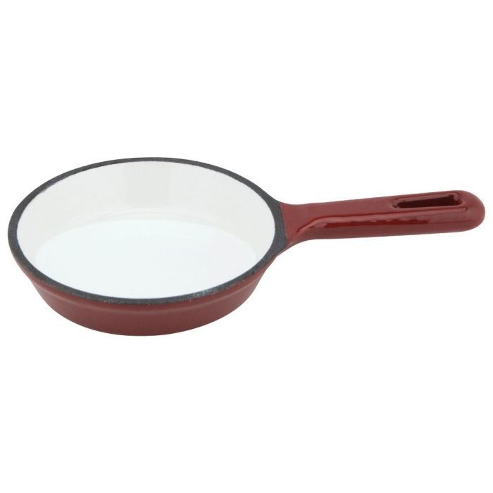 Mini Sartén Roja 1946 diámetro 10 cm altura 2,3 cm Mini Sartén Roja 1946 diámetro 10 cm altura 2,3 cm