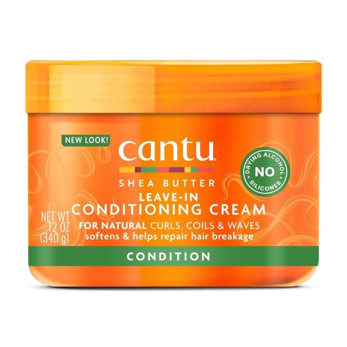 Cantu Crema Acondicionadora Sin Aclarado para Cabello Natural con Manteca de Karité 340g