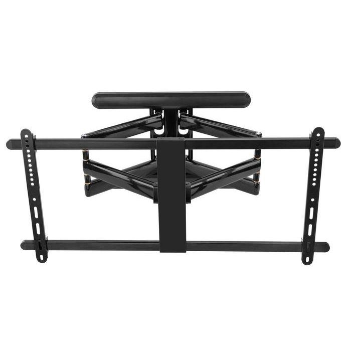Vivolink Soporte de pared Pro para pantallas grandes, brazo inclinable y giratorio, 70 kg, VESA 800x400, negro brillante