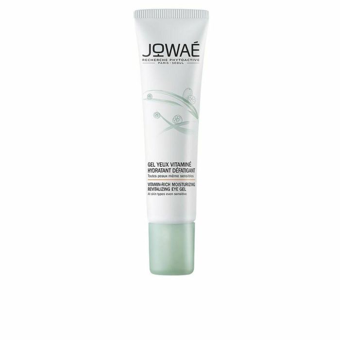 Jowaé VITAMIN-RICH Gel Contorno de Ojos Hidratante y Revitalizante. Anti Ojeras, Bolsas, Antifatiga, Todo Tipo Pieles 15 ml