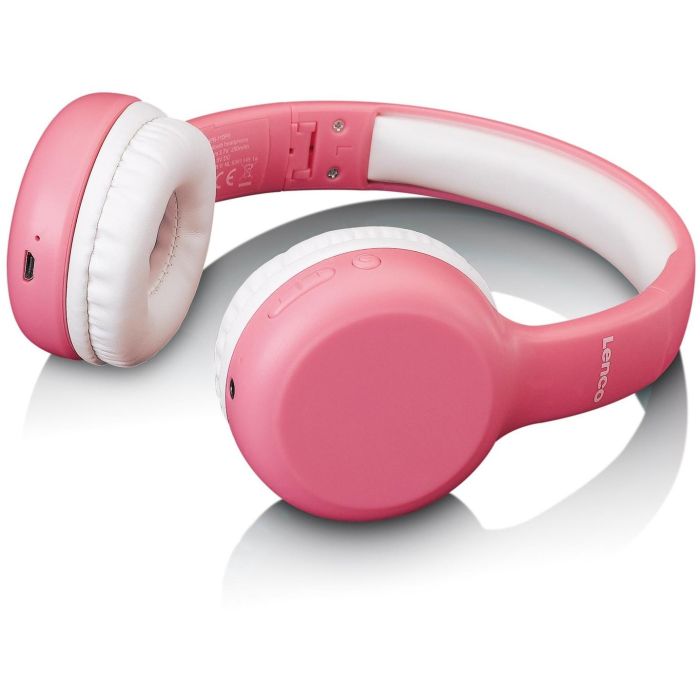 LENCO HPB-110PK - Faltbare Bluetooth-Kopfhrer fr Kids. pink 1 LENCO HPB-110PK - Faltbare Bluetooth-Kopfhrer fr Kids. pink 1