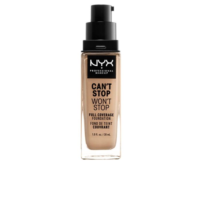 Base de Maquillaje Fluida Can't Stop Won't Stop NYX (30 ml) (30 ml) 9 Base de Maquillaje Fluida Can't Stop Won't Stop NYX (30 ml) (30 ml) 9