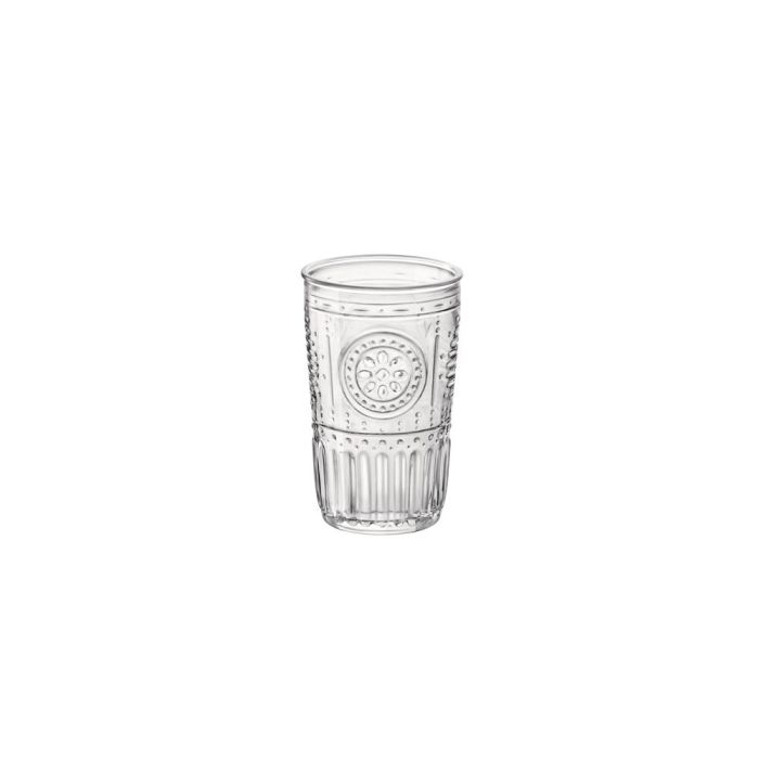 Bormioli Rocco Vaso Alto Romantic de Vidrio Transparente 47,5 cL con Relieve. Fabricado en Italia, Higiénico y Apto Lavavajillas. Bormioli Rocco Vaso Alto Romantic de Vidrio Transparente 47,5 cL con Relieve. Fabricado en Italia, Higiénico y Apto Lavavajillas.