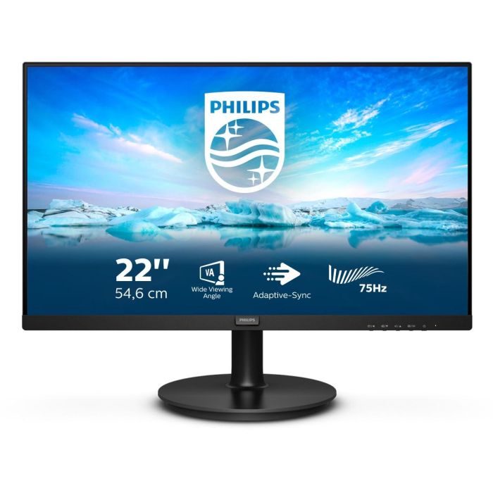Philips 222V8LA Monitor 21.5" Full HD (1920x1080) VA 75Hz, 4ms, HDMI+DP, Altavoces Integrados, VESA, Negro 0 Philips 222V8LA Monitor 21.5" Full HD (1920x1080) VA 75Hz, 4ms, HDMI+DP, Altavoces Integrados, VESA, Negro 0
