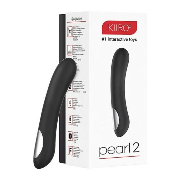 Vibrador Punto G Kiiroo Teledildonic Pearl Negro 1 Vibrador Punto G Kiiroo Teledildonic Pearl Negro 1