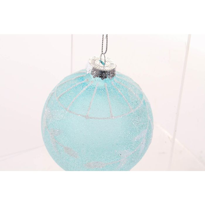 Bola Decoracion Navidad Fantasia DKD Home Decor 8 x 8 cm (6 Unidades) 1