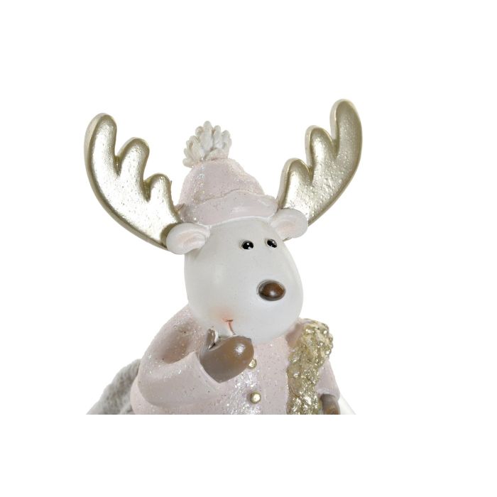 Figura Navidad Fantasia DKD Home Decor 4 x 14 x 7.5 cm (4 Unidades) 1