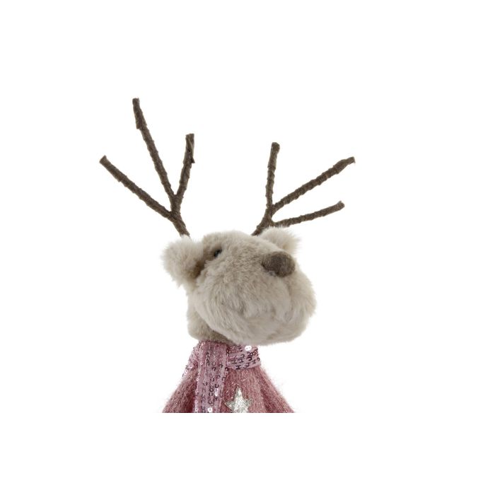 Figura Navidad Fantasia DKD Home Decor Rosa 9 x 33 x 9 cm 1