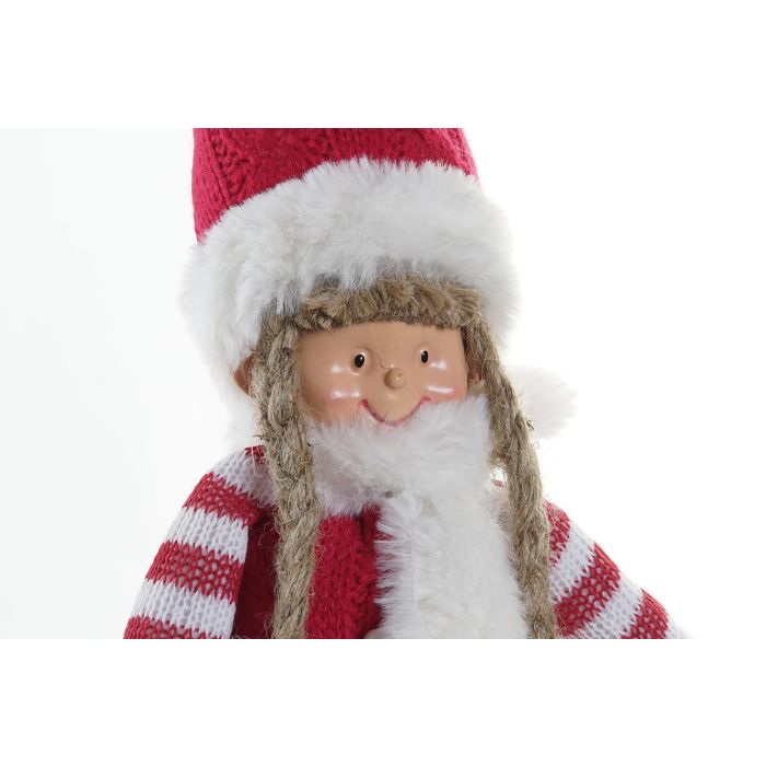 Figura Navidad Fantasia DKD Home Decor Rojo Blanco 15 x 55 x 18 cm 1