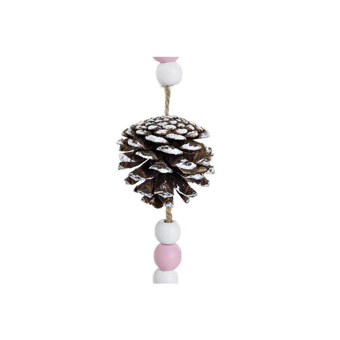Decoracion Colgante Navidad Fantasia DKD Home Decor Rosa 4 x 50 x 9 cm (6 Unidades) 2 Decoracion Colgante Navidad Fantasia DKD Home Decor Rosa 4 x 50 x 9 cm (6 Unidades) 2