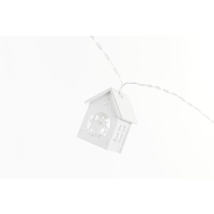 Guirnalda Navidad Alpina DKD Home Decor Blanco 4 x 6 x 120 cm 3