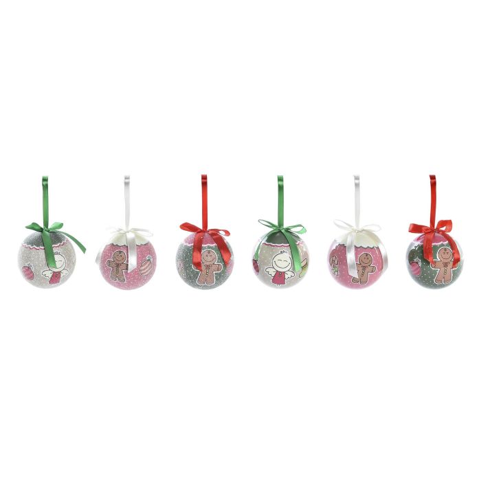 Bola Decoracion Navidad Fantasia DKD Home Decor Multicolor 25 x 16 x 25 cm Set de 14