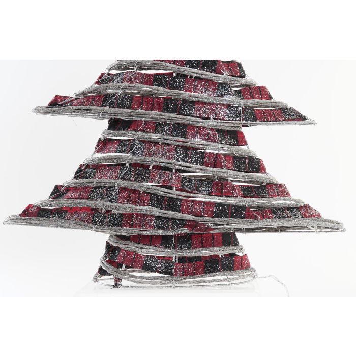 Arbol Navidad Alpina DKD Home Decor Natural Rojo 14 x 60 x 46 cm 3