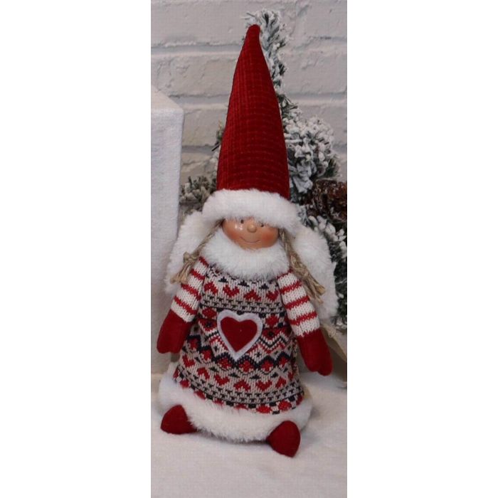 Figura Navidad Tradicional DKD Home Decor Rojo 10 x 33 x 13 cm