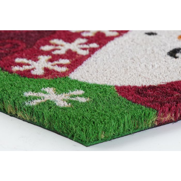 Felpudo Navidad Tradicional DKD Home Decor Rojo Verde 40 x 1.5 x 60 cm (2 Unidades) 1