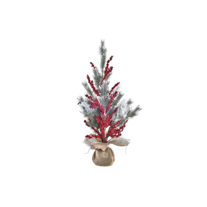 Arbol Navidad Tradicional DKD Home Decor Rojo Verde 35 x 70 x 35 cm (2 Unidades)