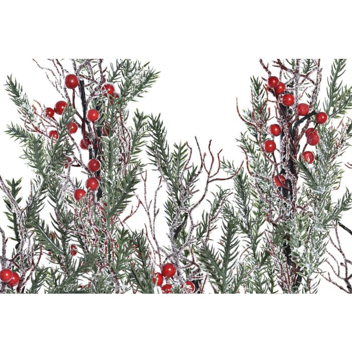 Arbol Navidad Tradicional DKD Home Decor Verde Rojo 12 x 80 x 76 cm (2 Unidades) 2