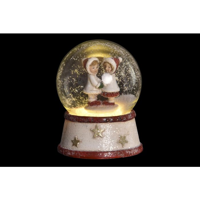 Figura Navidad Tradicional DKD Home Decor Rojo Blanco 7 x 9 x 7 cm 1