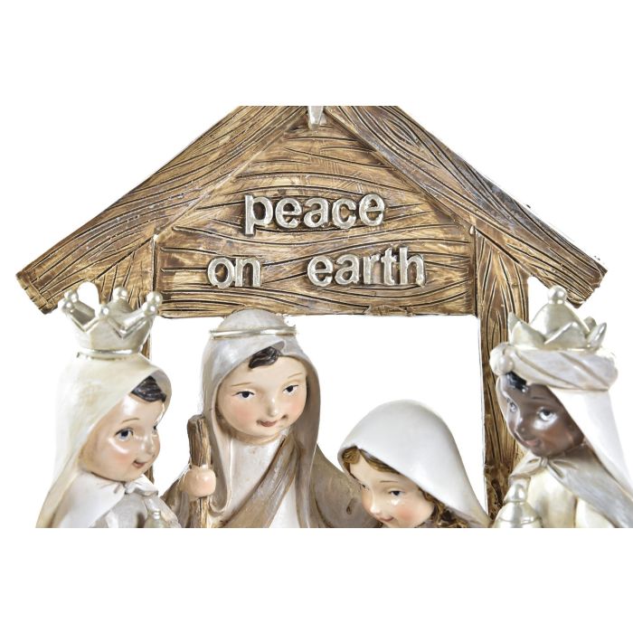 Nacimiento Navidad Tradicional DKD Home Decor Marron Beige 7 x 15.5 x 17 cm 1