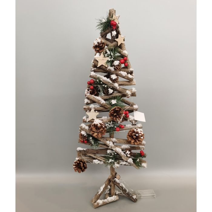 Arbol Navidad Alpina DKD Home Decor Marron Verde 28 x 70 x 28 cm