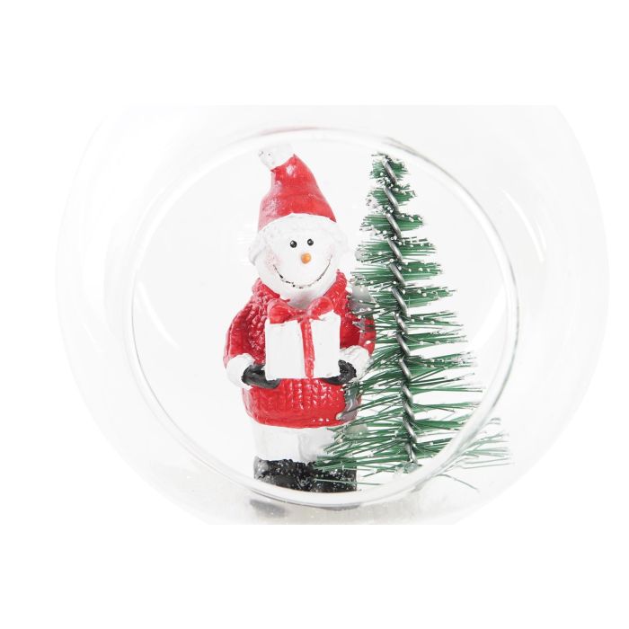 Decoracion Colgante Navidad Tradicional DKD Home Decor Rojo Blanco 7 x 8.5 x 8 cm (6 Unidades) 1