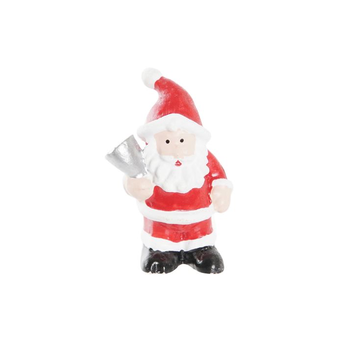 Figura Navidad Tradicional DKD Home Decor Rojo Blanco 2.5 x 4 x 3.5 cm (4 Unidades) 2