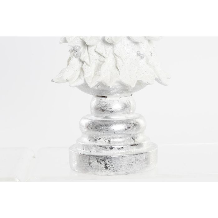 Figura Navidad Moderna DKD Home Decor Blanco 13 x 43 x 13 cm 2