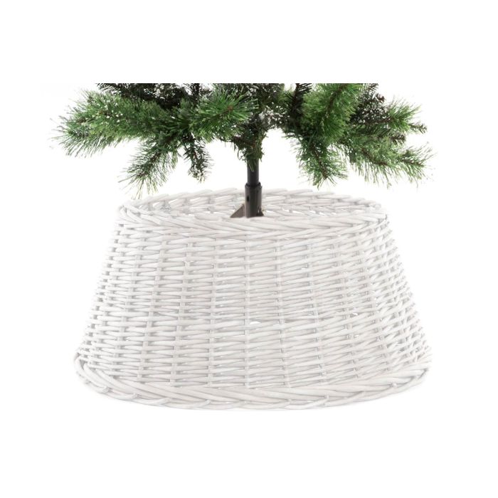 Base Arbol Navidad Moderna DKD Home Decor Blanco 57 x 28 x 57 cm (2 Unidades)