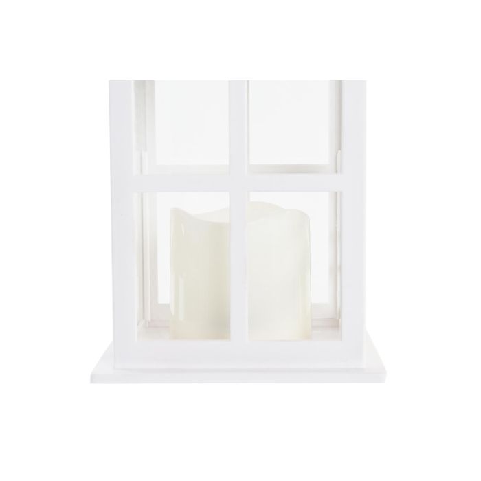 Farola Navidad Moderna DKD Home Decor Blanco 14 x 24.5 x 14 cm 2