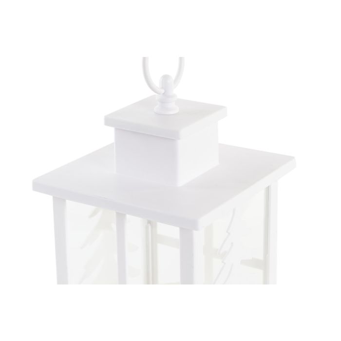 Farola Navidad Moderna DKD Home Decor Blanco 14 x 24.5 x 14 cm 3