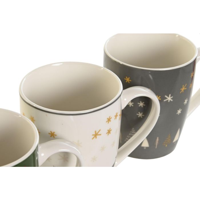 Mug DKD Home Decor Multicolor 6.2 x 12 x 7.1 cm (6 Unidades) 1