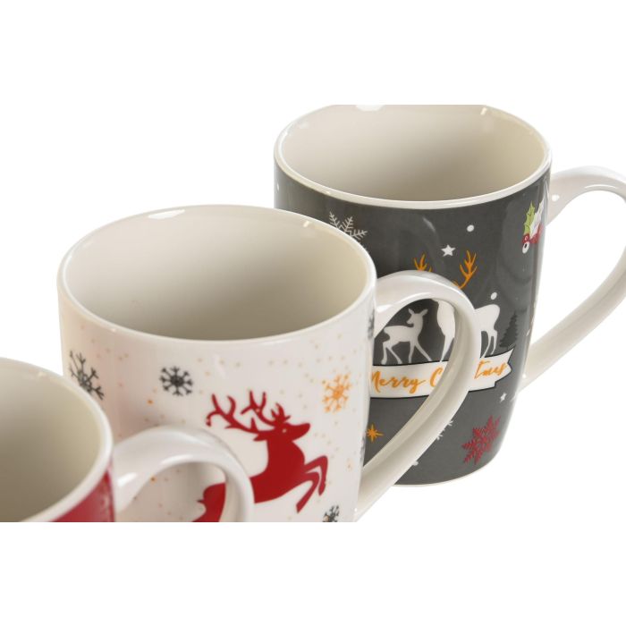 Mug DKD Home Decor Multicolor 8.5 x 10.3 x 8.5 cm (12 Unidades) 1 Mug DKD Home Decor Multicolor 8.5 x 10.3 x 8.5 cm (12 Unidades) 1