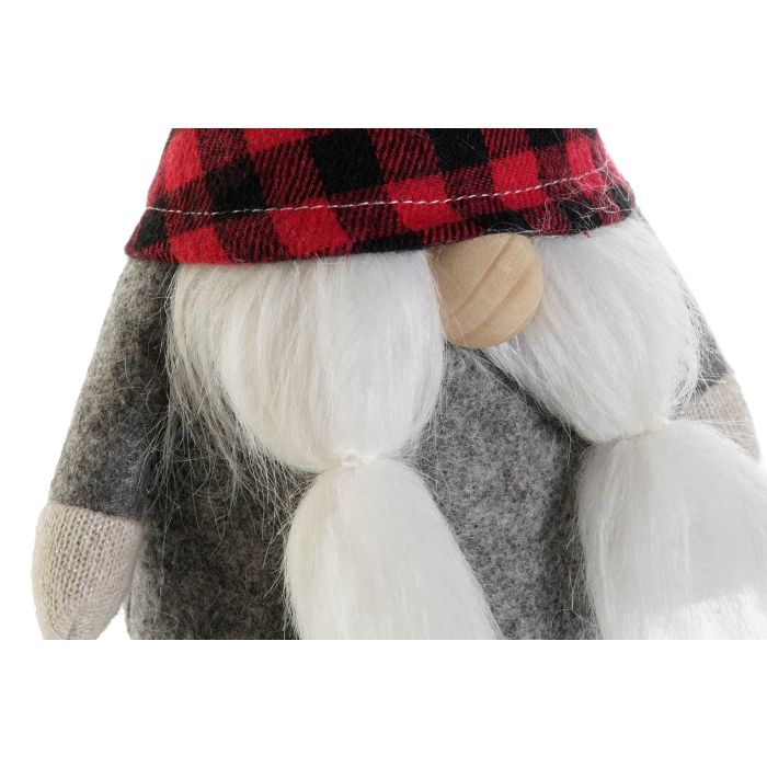 Figura Navidad Tradicional DKD Home Decor Rojo Negro 10 x 48 x 13 cm (2 Unidades)