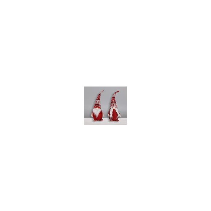 Figura DKD Home Decor Rojo Blanco 10 x 39 x 13 cm (2 Unidades)