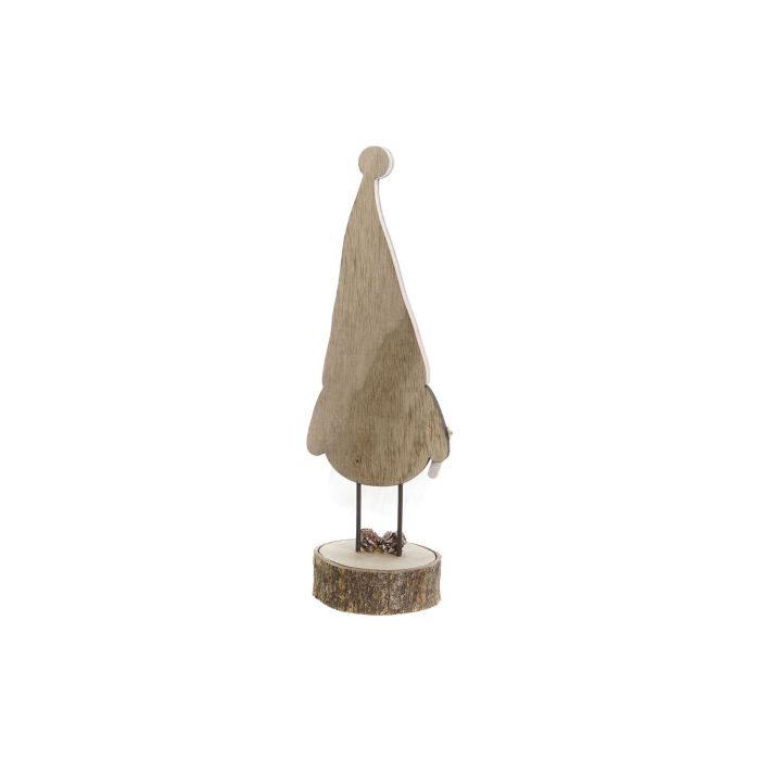 Figura Navidad Fantasia DKD Home Decor Rosa Palo Natural 8 x 23.5 x 10 cm (2 Unidades) 2