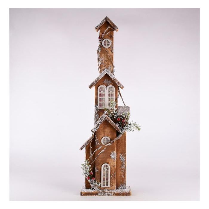 Casa Navidad Alpina DKD Home Decor Natural 6 x 60 x 17.5 cm