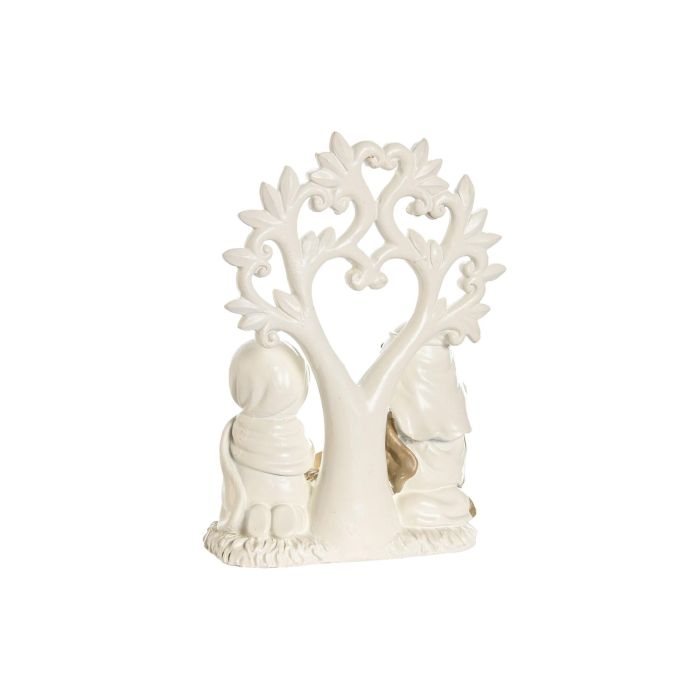 Nacimiento DKD Home Decor Dorado Blanco 5 x 14.5 x 10.5 cm (2 Unidades) 2