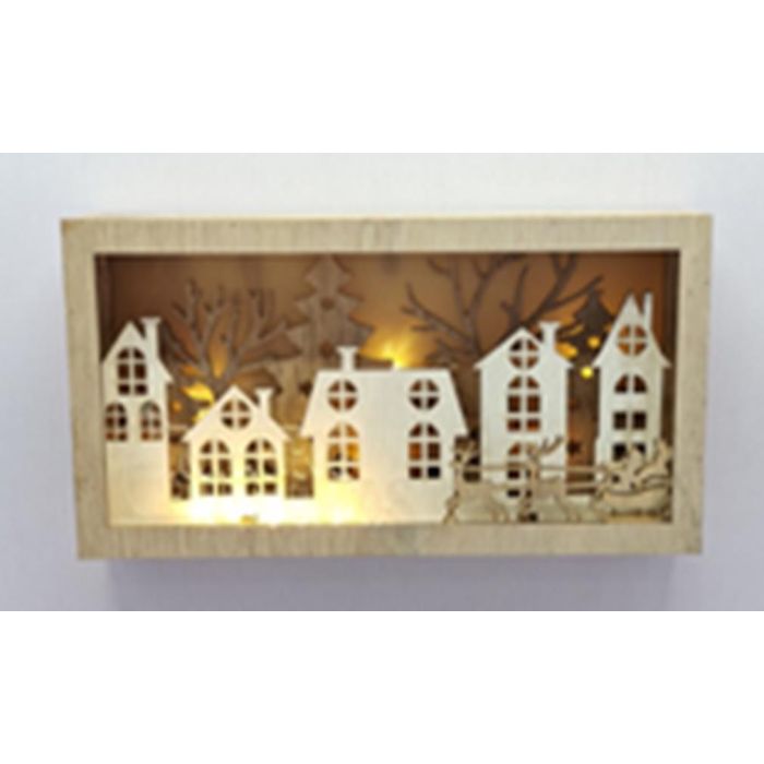 Decoracion Pared DKD Home Decor Natural 5 x 15 x 30 cm