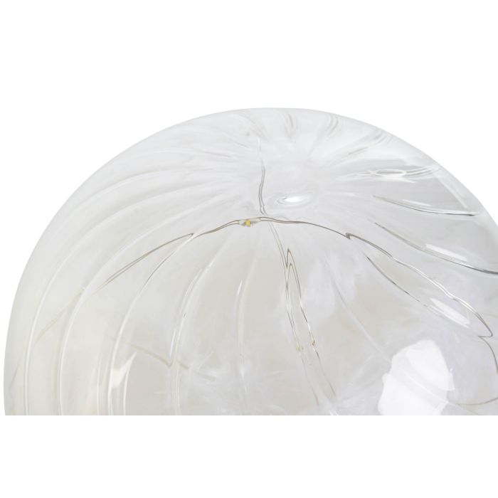 Decoracion Luminosa DKD Home Decor Transparente Natural 15 x 15 x 15 cm 2