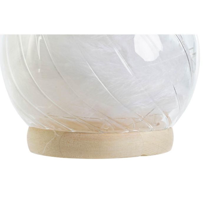 Decoracion Luminosa DKD Home Decor Transparente Natural 15 x 15 x 15 cm 3