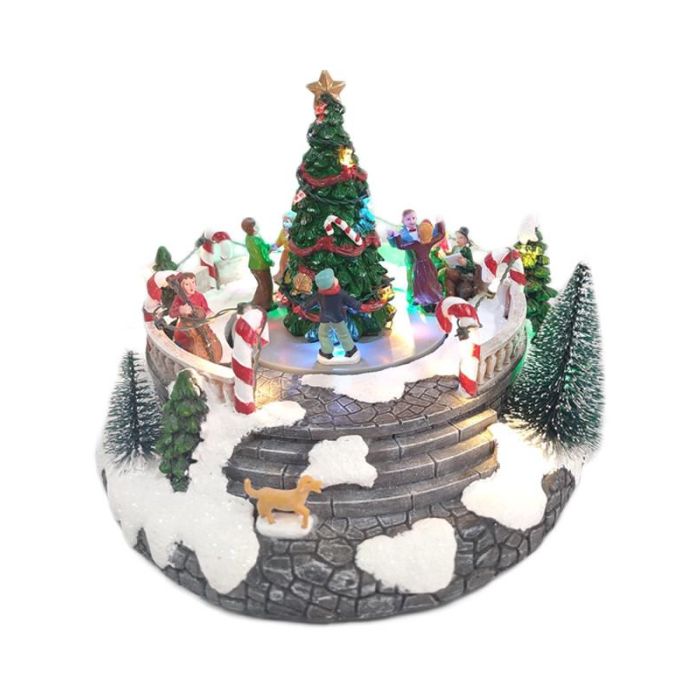 Arbol Navidad Tradicional DKD Home Decor Multicolor 24 x 18 x 25 cm 1