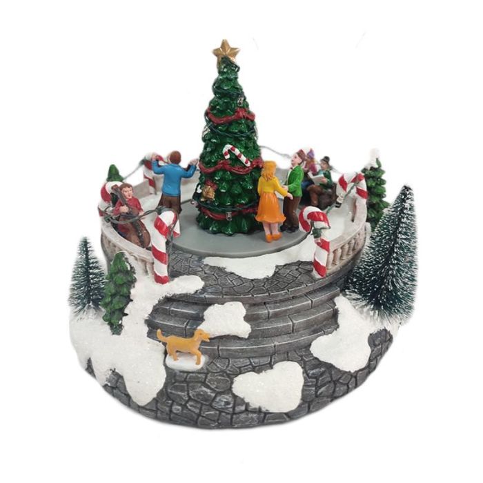 Arbol Navidad Tradicional DKD Home Decor Multicolor 24 x 18 x 25 cm