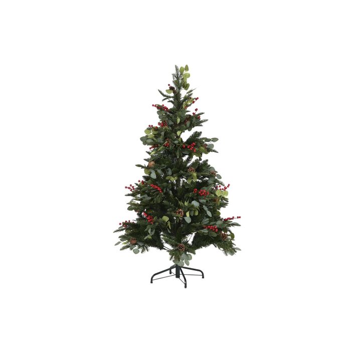 Arbol Navidad Alpina DKD Home Decor Verde Rojo 95 x 150 x 95 cm 2