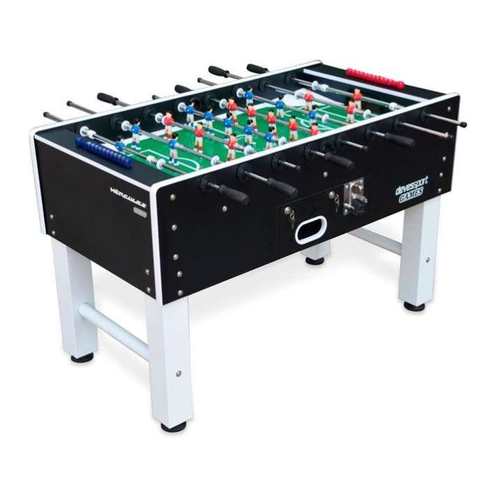 Futbolines "hércules" con monedero negro futbolín "pro" jugadores de metal piernas abiertas medidas producto: 142 x 76 x 92 cm campo de juego 118,6 x 70 . Futbolines "hércules" con monedero negro futbolín "pro" jugadores de metal piernas abiertas medidas producto: 142 x 76 x 92 cm campo de juego 118,6 x 70 .