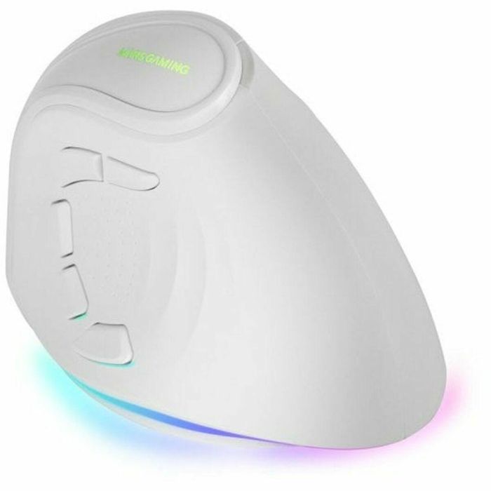 Mars Gaming MMSKW Ratón Gaming Vertical Inalámbrico Ergonómico Tri-Mode 8400 DPI 9 Botones Programables RGB Chrome Blanco 2 Mars Gaming MMSKW Ratón Gaming Vertical Inalámbrico Ergonómico Tri-Mode 8400 DPI 9 Botones Programables RGB Chrome Blanco 2