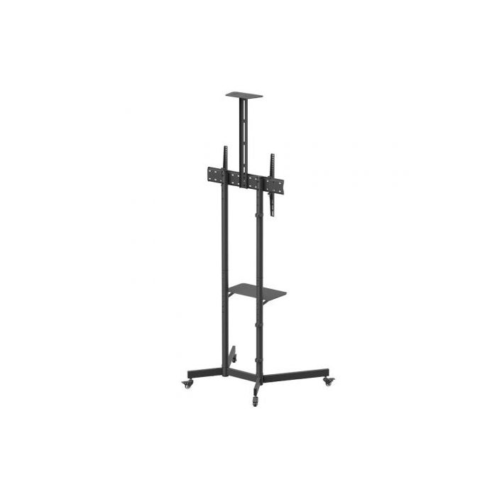 Soporte de Suelo Inclinable con Ruedas/ Soporte de Cámara Aisens FT70TE-335 para TV 37"-70"/ hasta 45kg 2